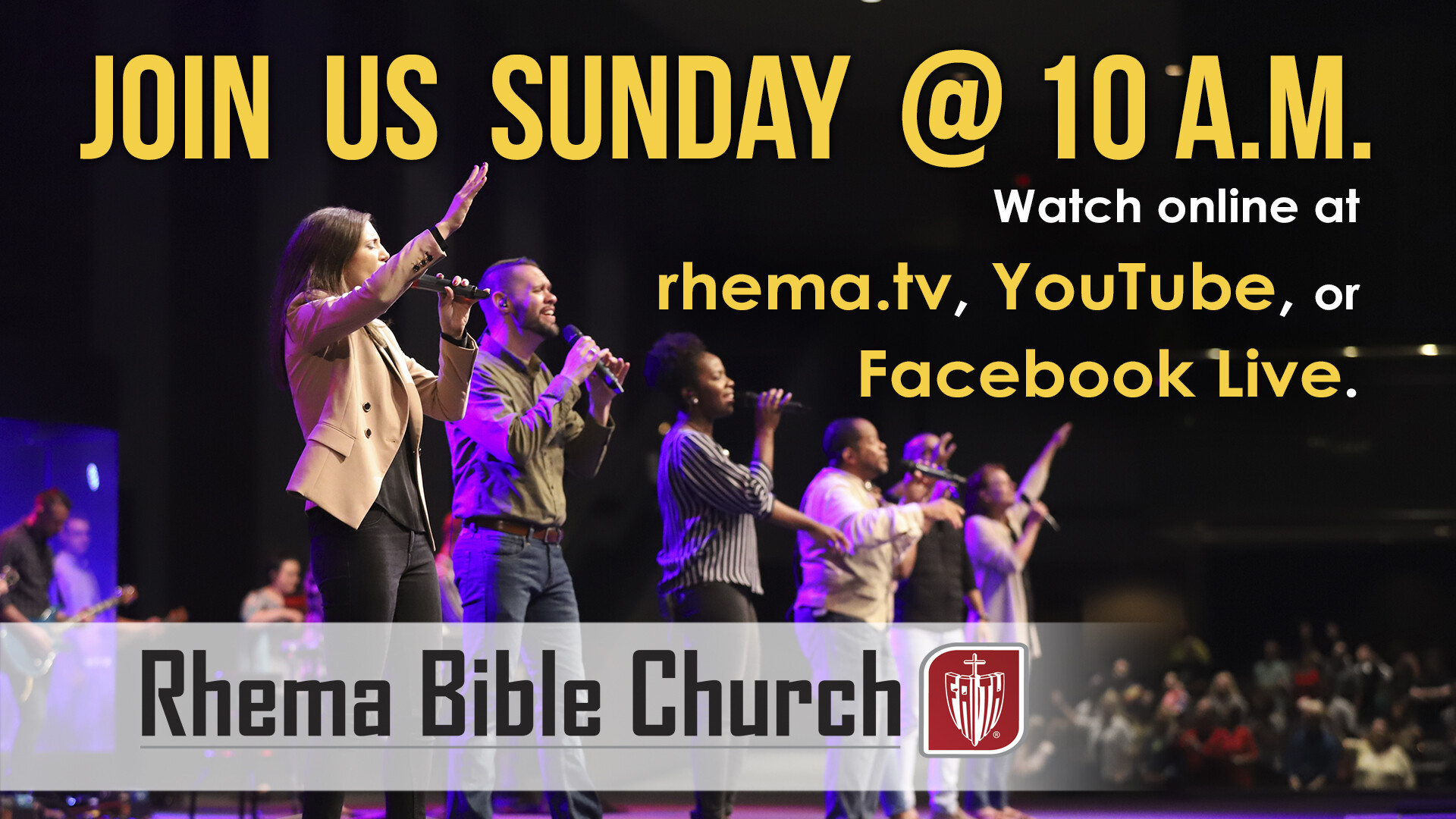 Rhema Bible Church Weekly Service Sunday 10am Rhema Bible Church