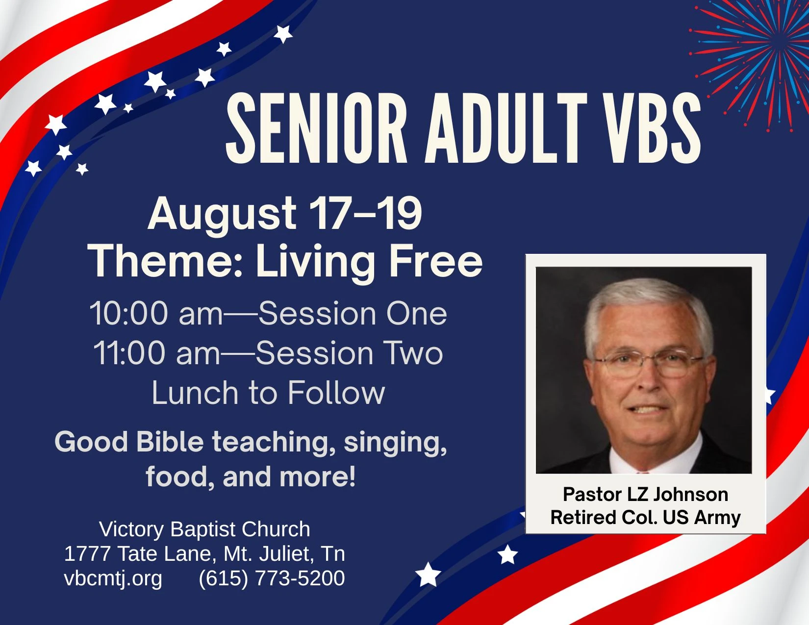 Senior Adult VBS