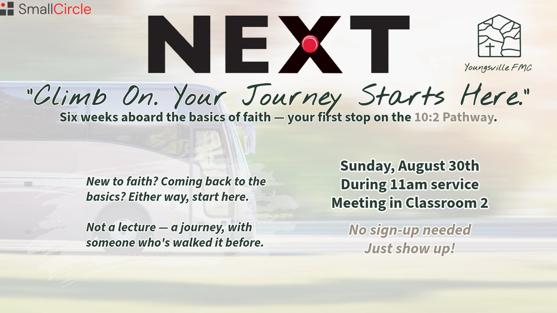 NEXT - Basics of the Faith Class