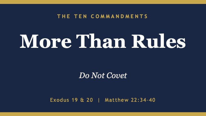 Do Not Covet