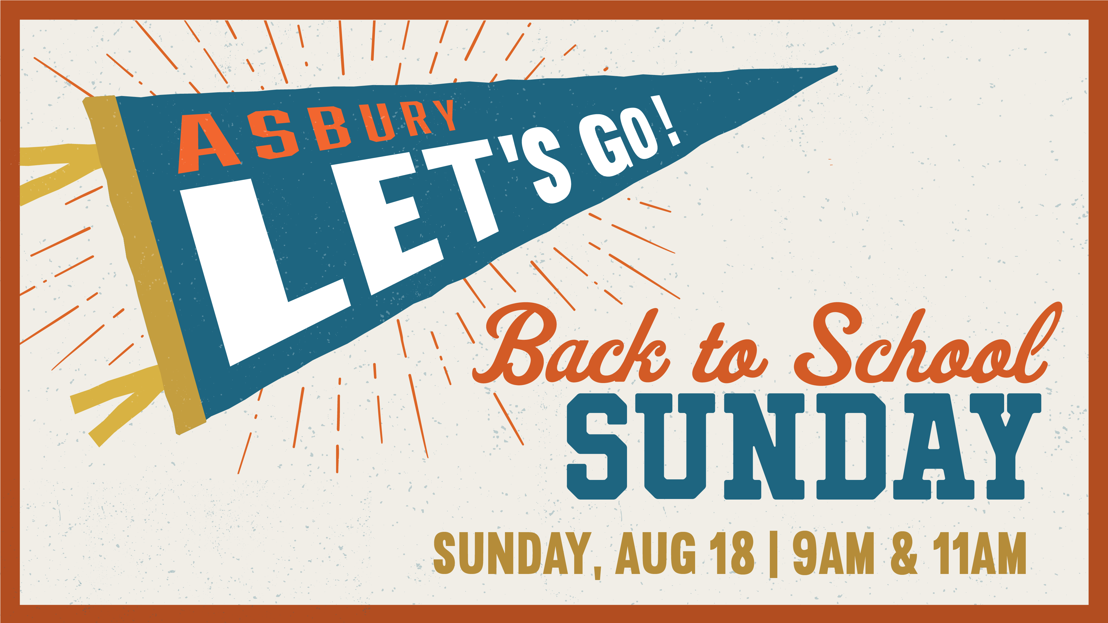Back to School Sunday