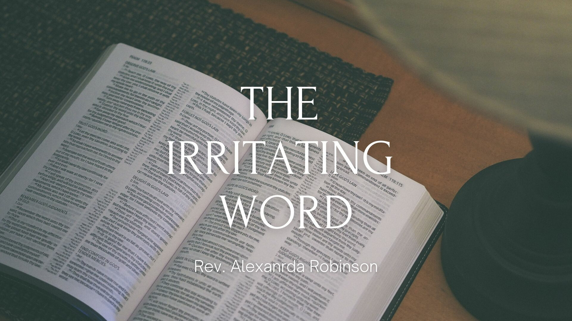 The Irritating Word