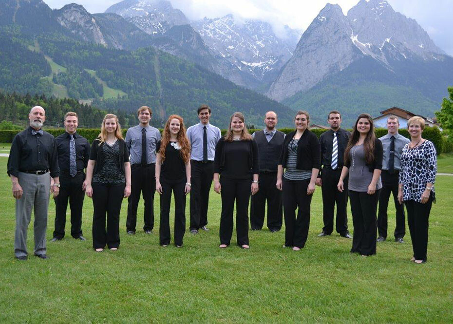 University Singers in Europe