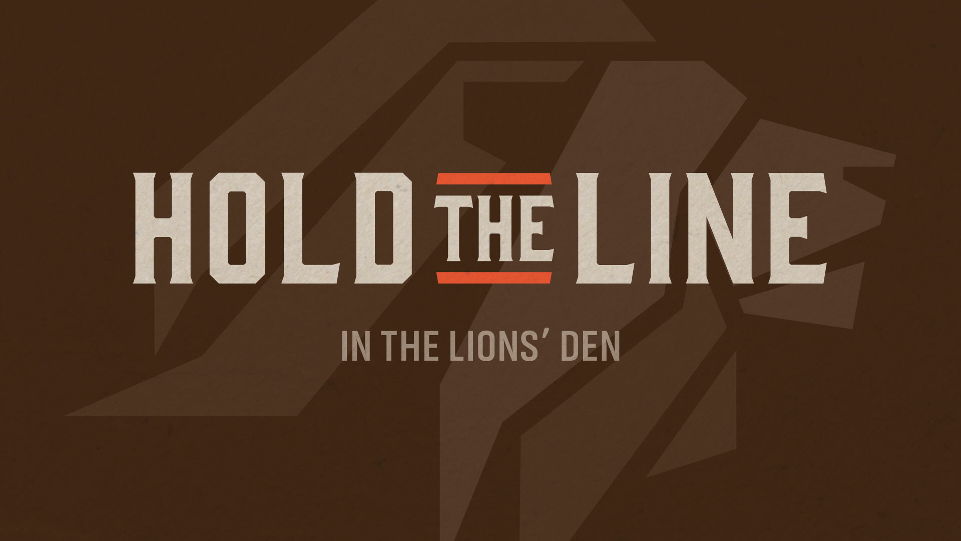 In the Lions' Den