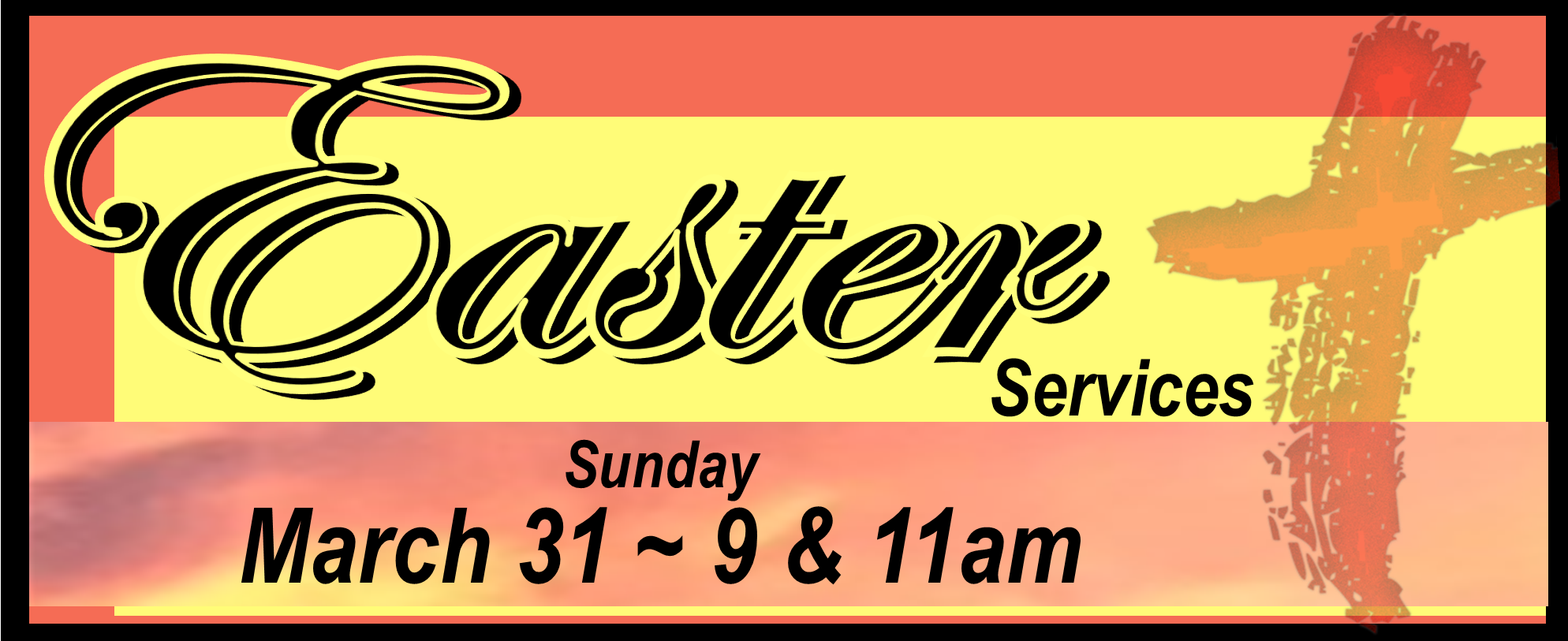 Easter Services 3-31-24 Web Banner