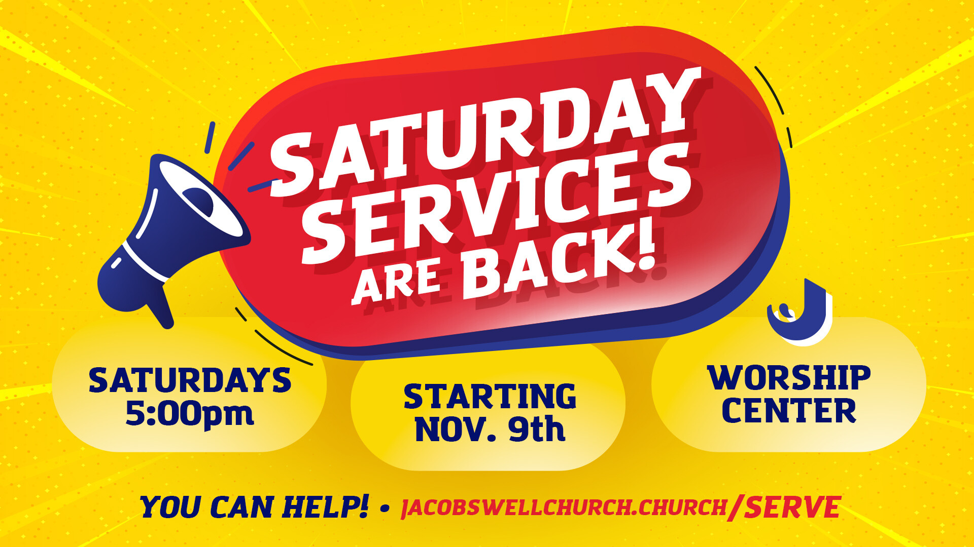 Saturday Services