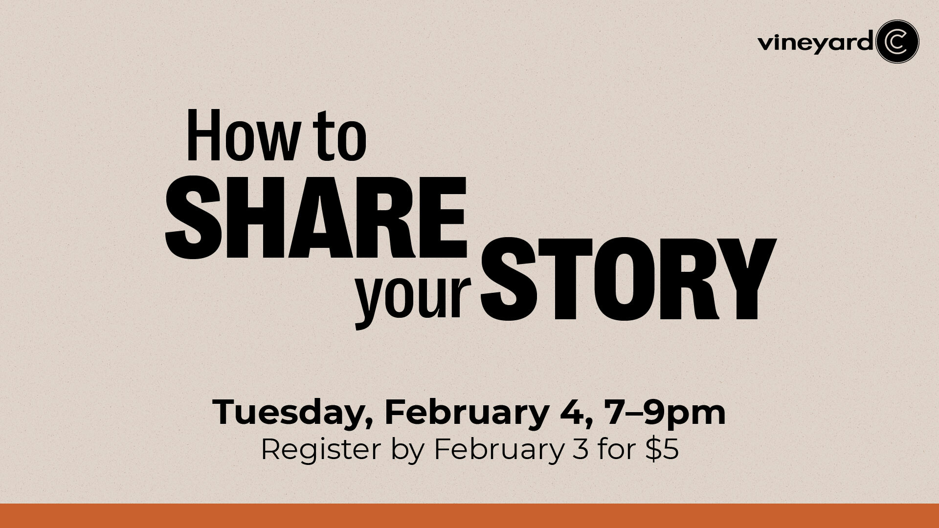 How to Share Your Story 