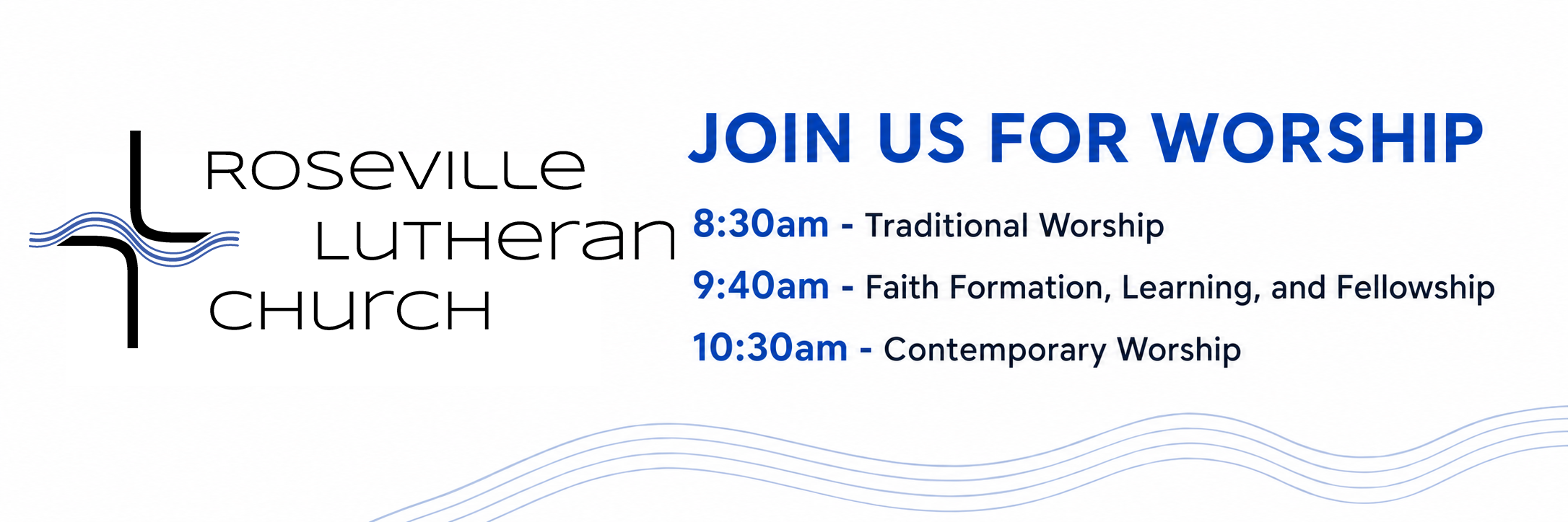 Roseville Lutheran Church worship schedule