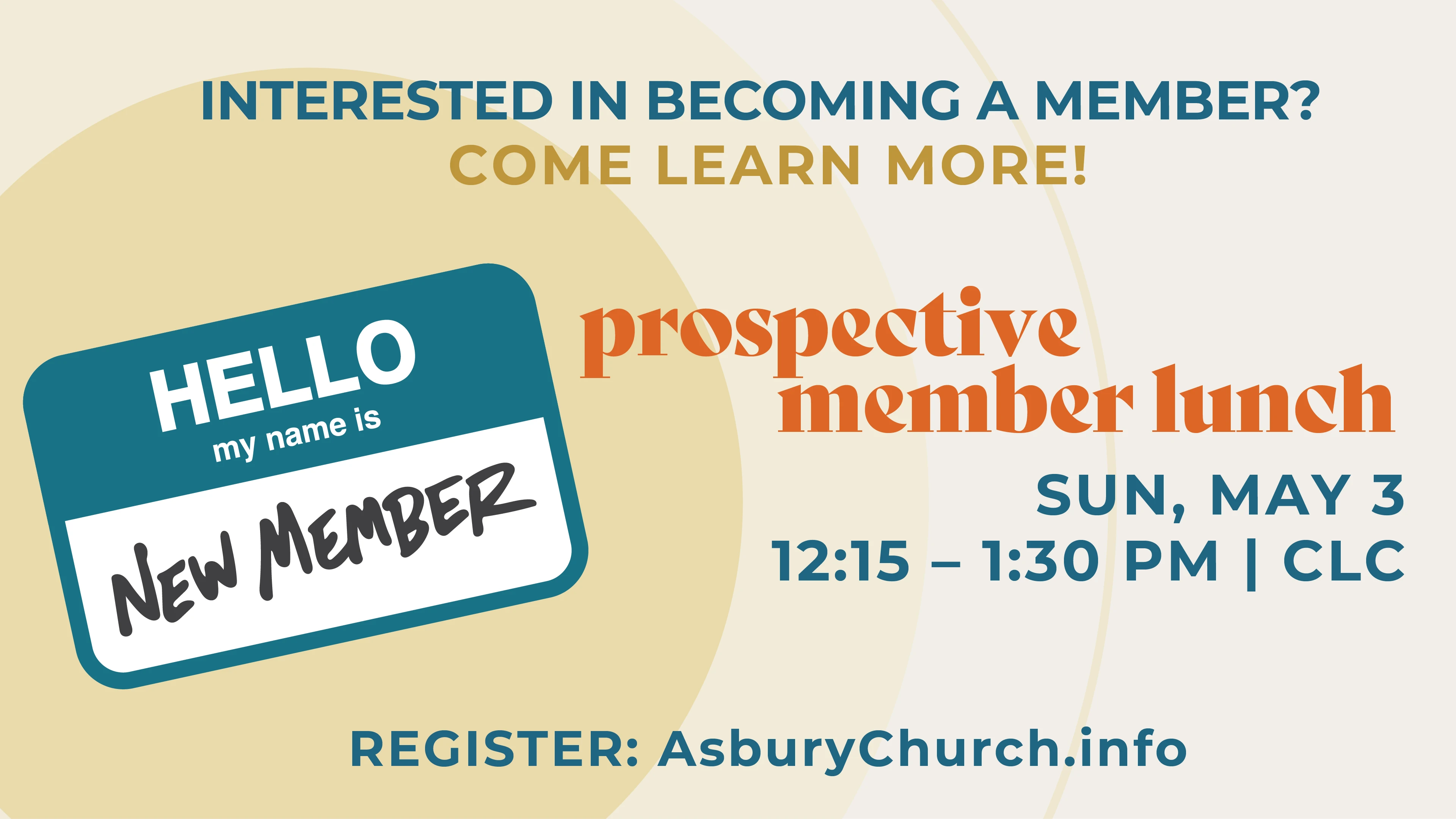 Prospective Member Lunch