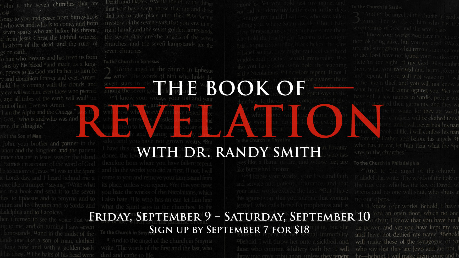 The Book of Revelation with Dr. Randy Smith