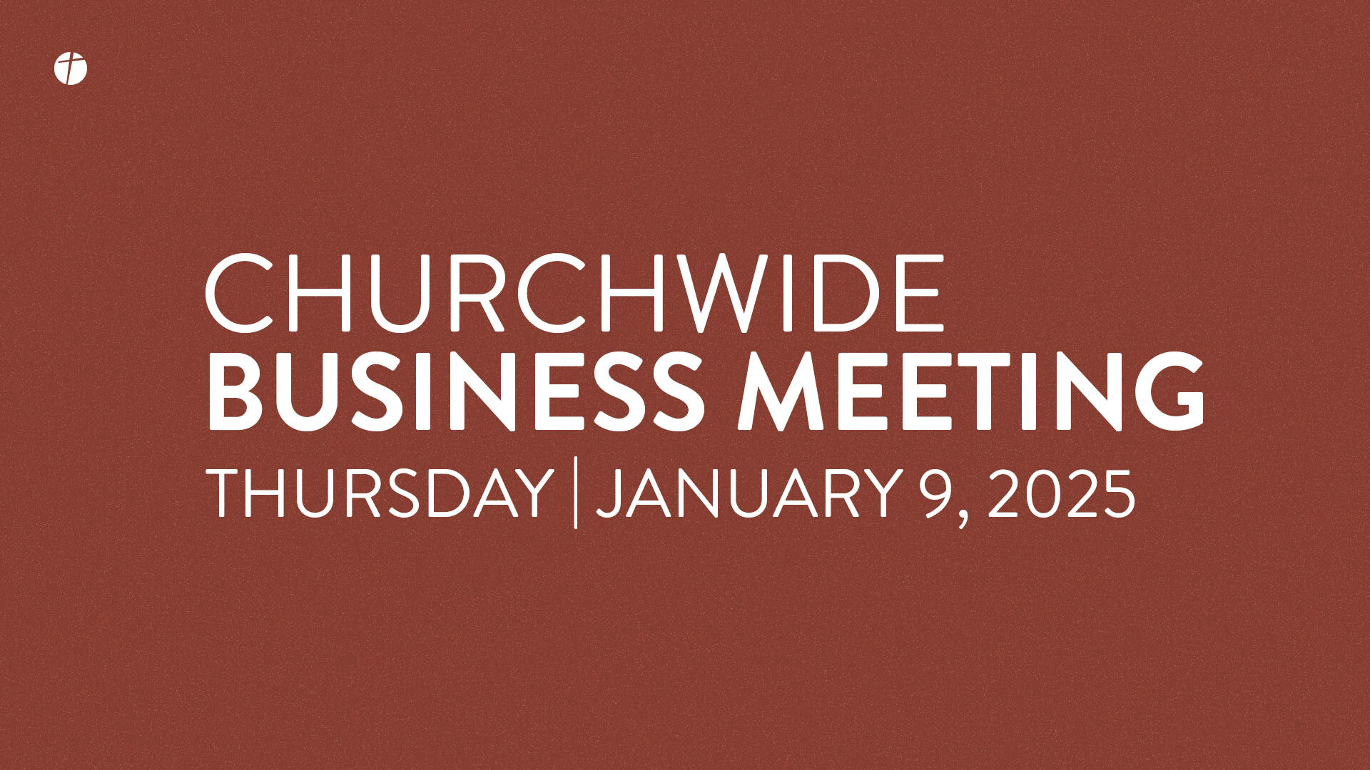 Churchwide Business Meeting