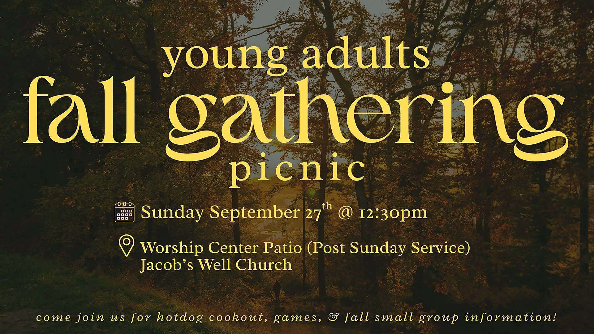 YA Fall Gathering Picnic