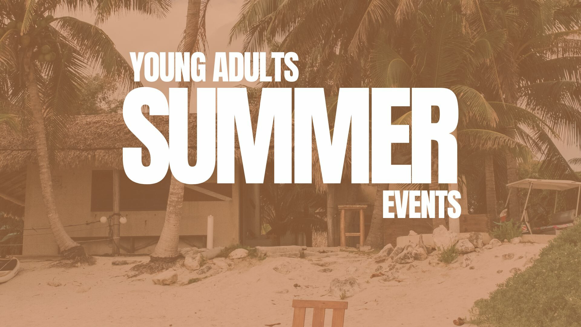 Young Adults Summer Calendar