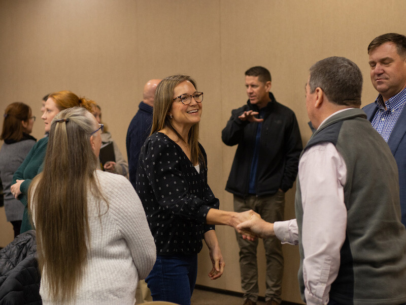 Guest enjoy fellowship at Warrior Wisdom Lunch