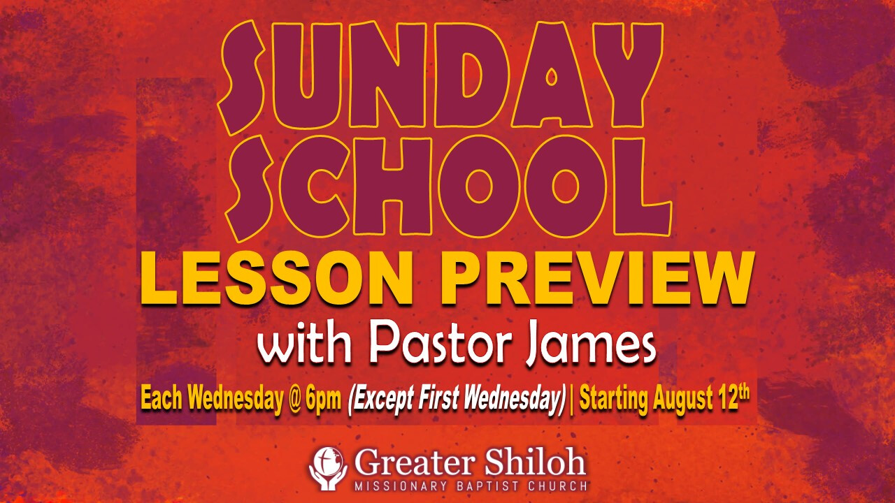 Sunday School Lesson Preview