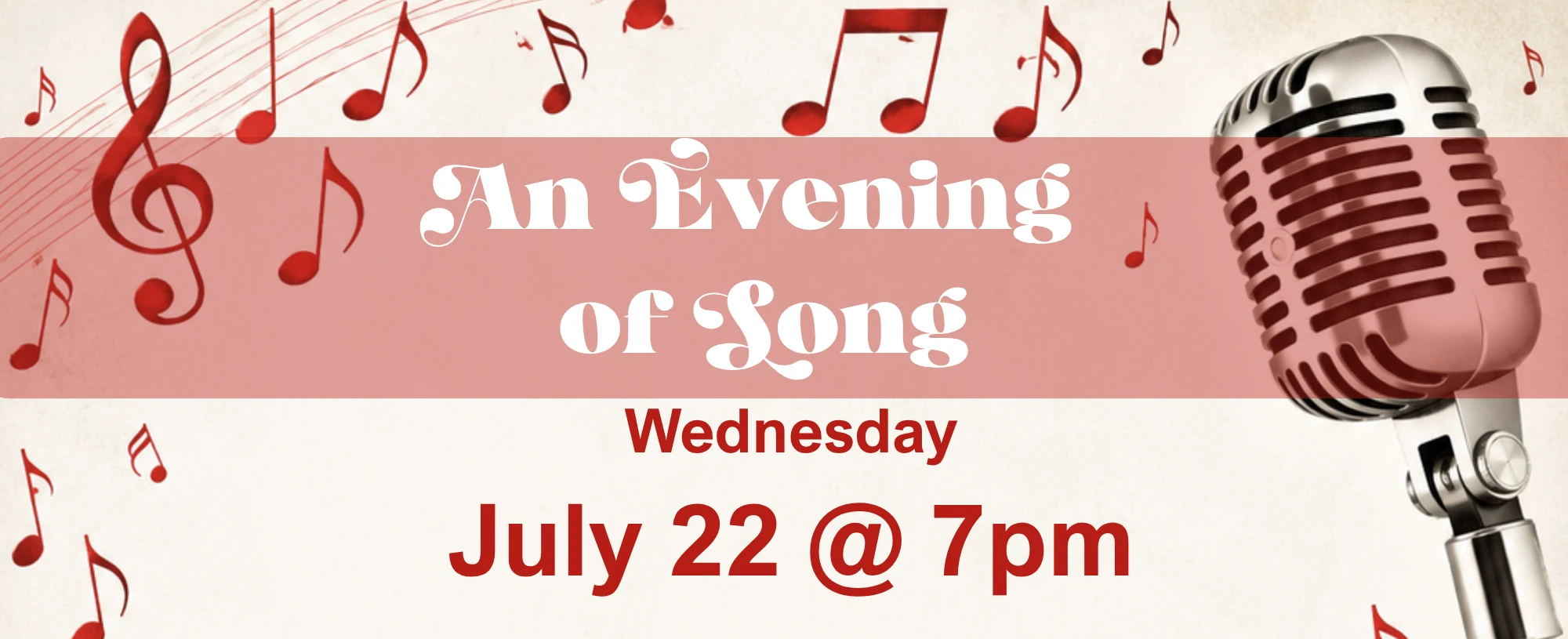 An Evening of Song 7-22-26 Web Banner