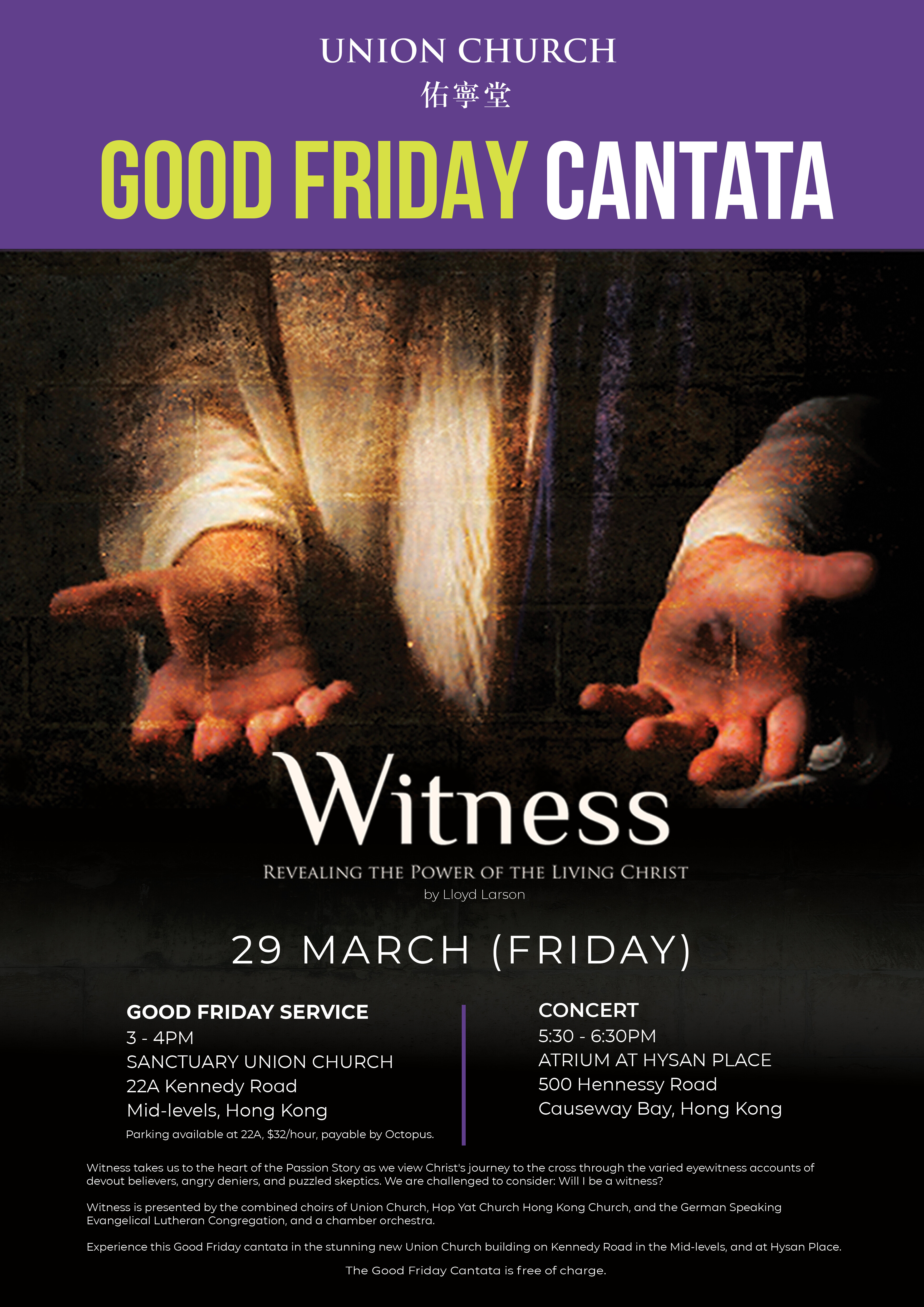 Good Friday Cantata - Witness