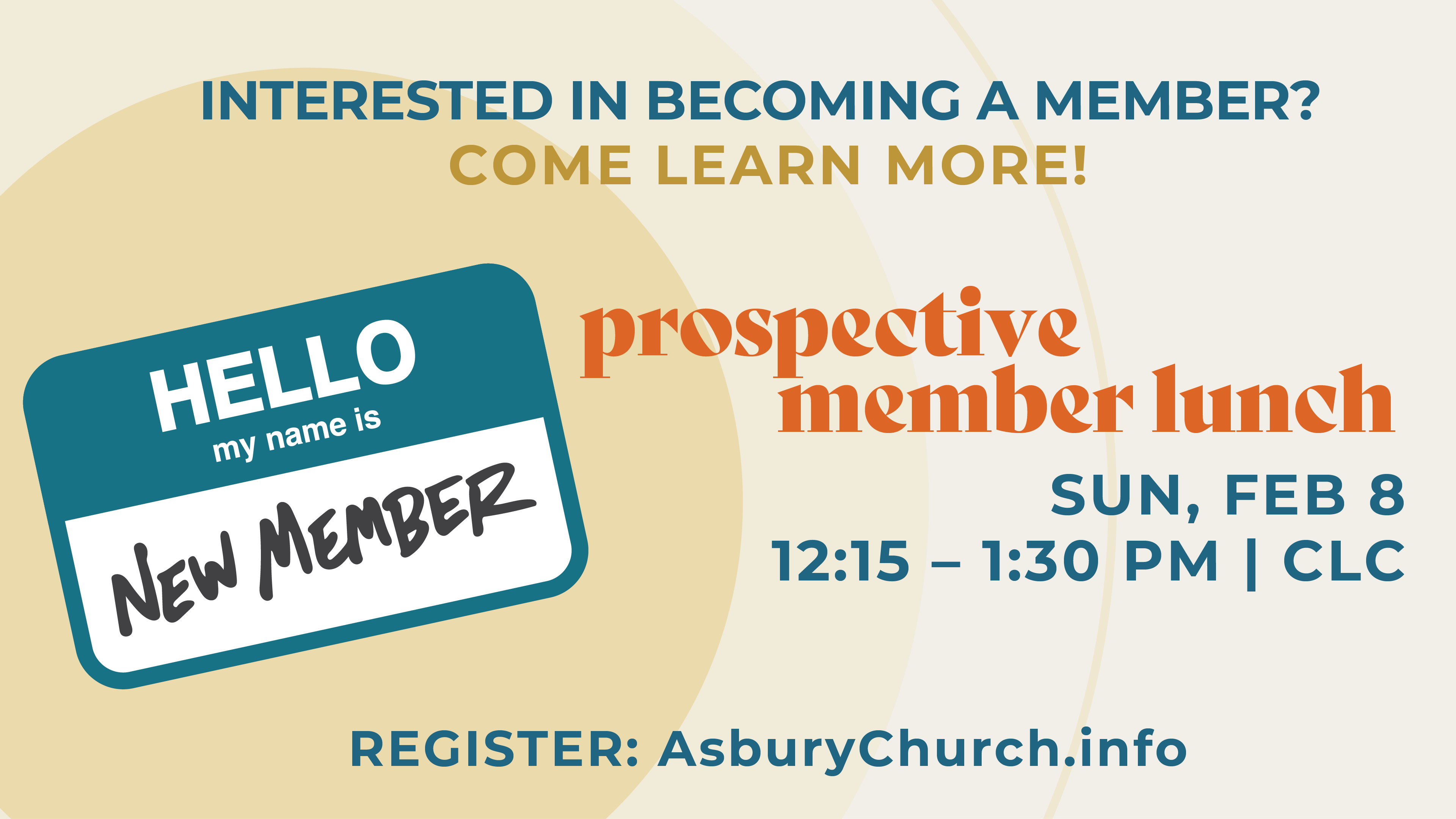 Prospective Member Lunch