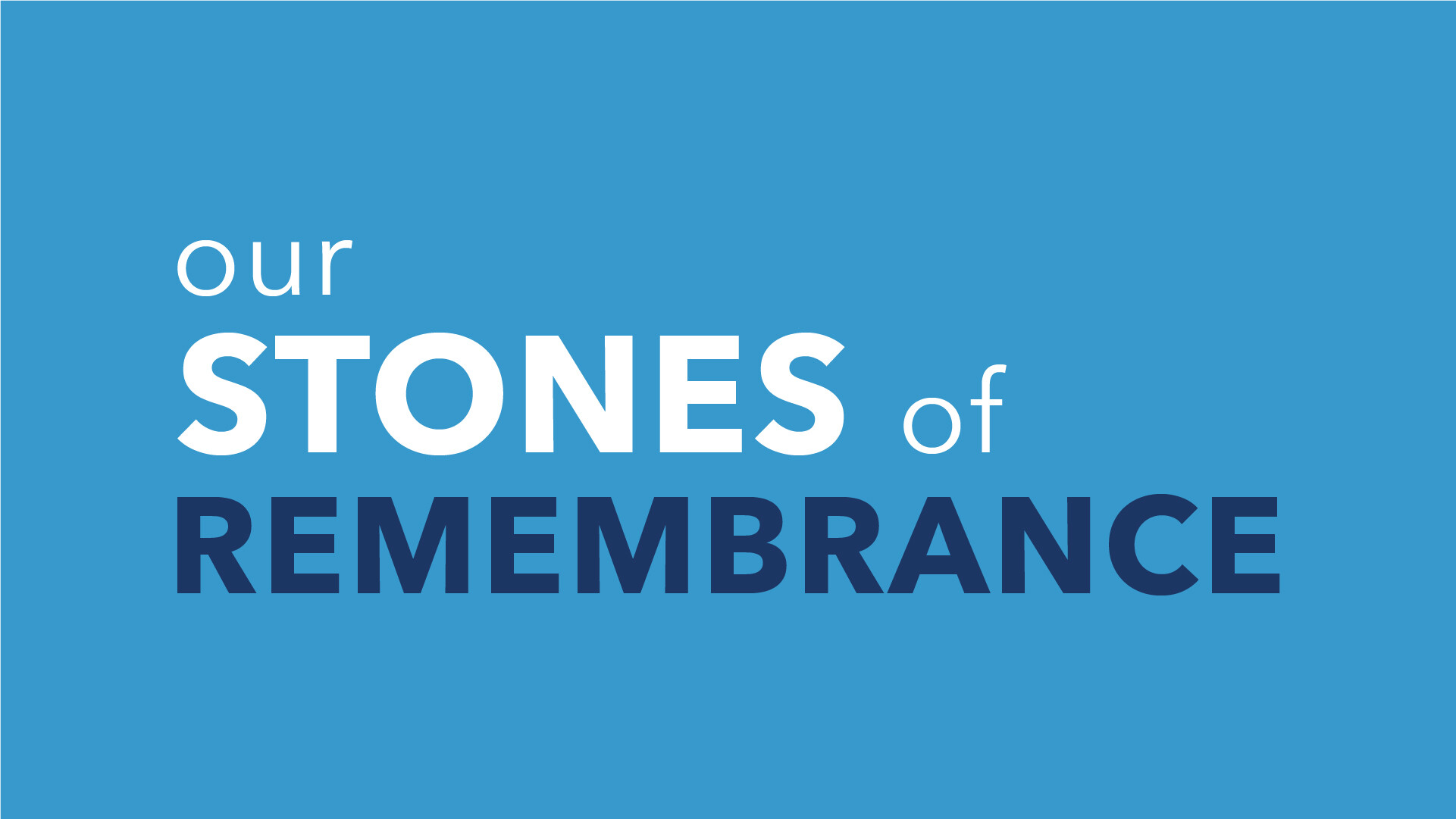 Our Stones of Remembrance (Audio) episode artwork