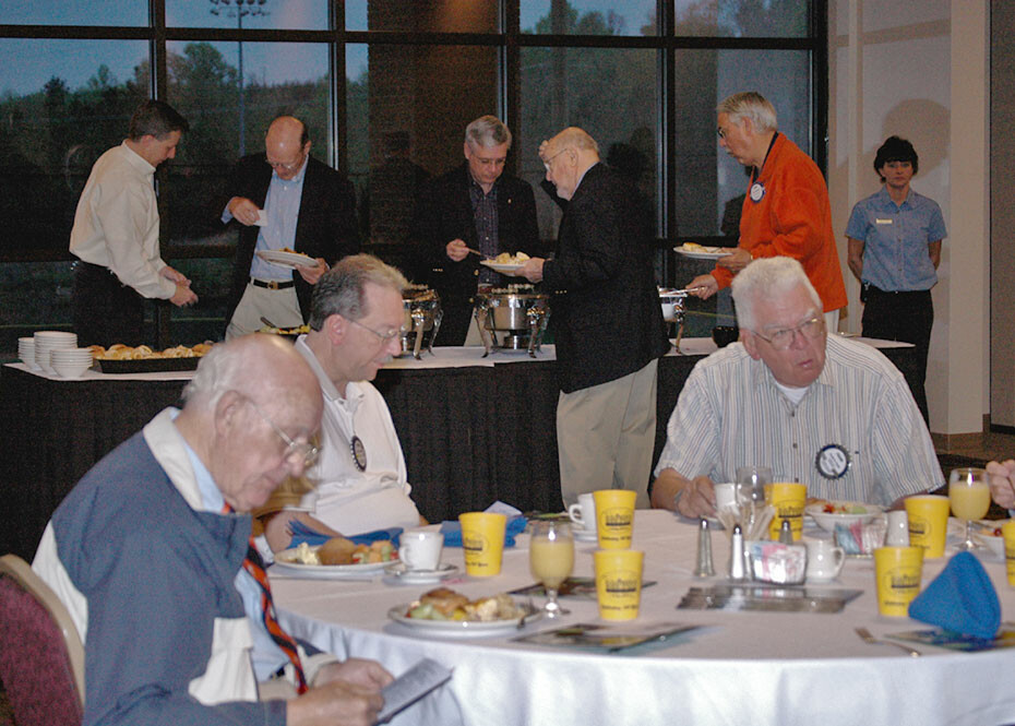 Rotary club breakfast