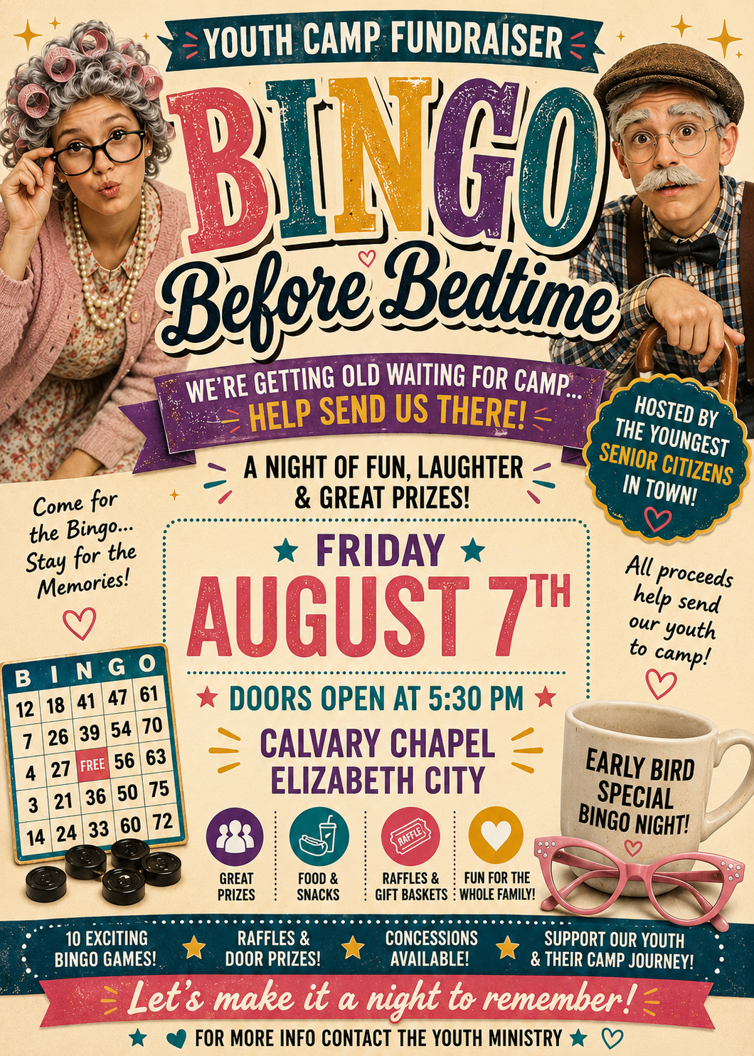 Bingo Before Bed Youth Fundraiser