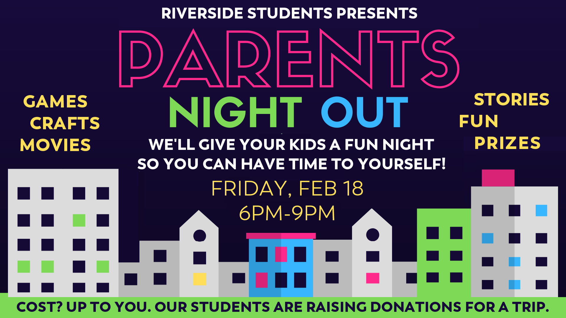 Minecraft Parent's Night Out — Winthrop Arts, Inc.