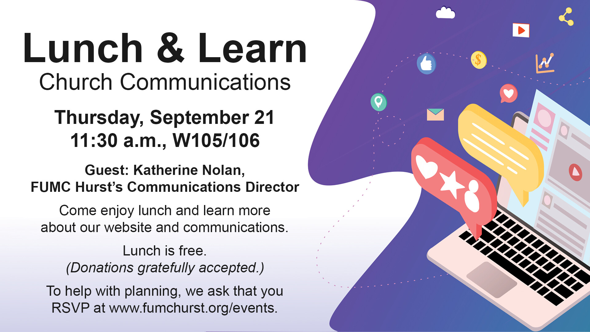Lunch and Learn: Church Communications