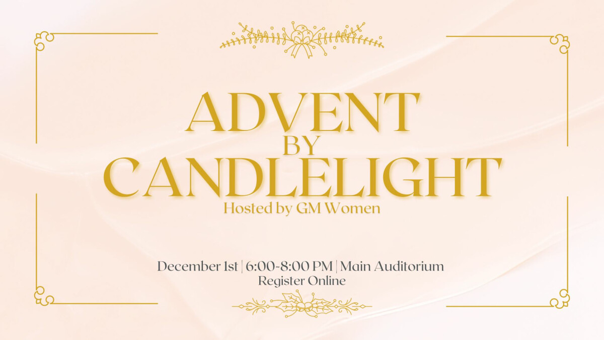 GM Women - Advent by Candlelight