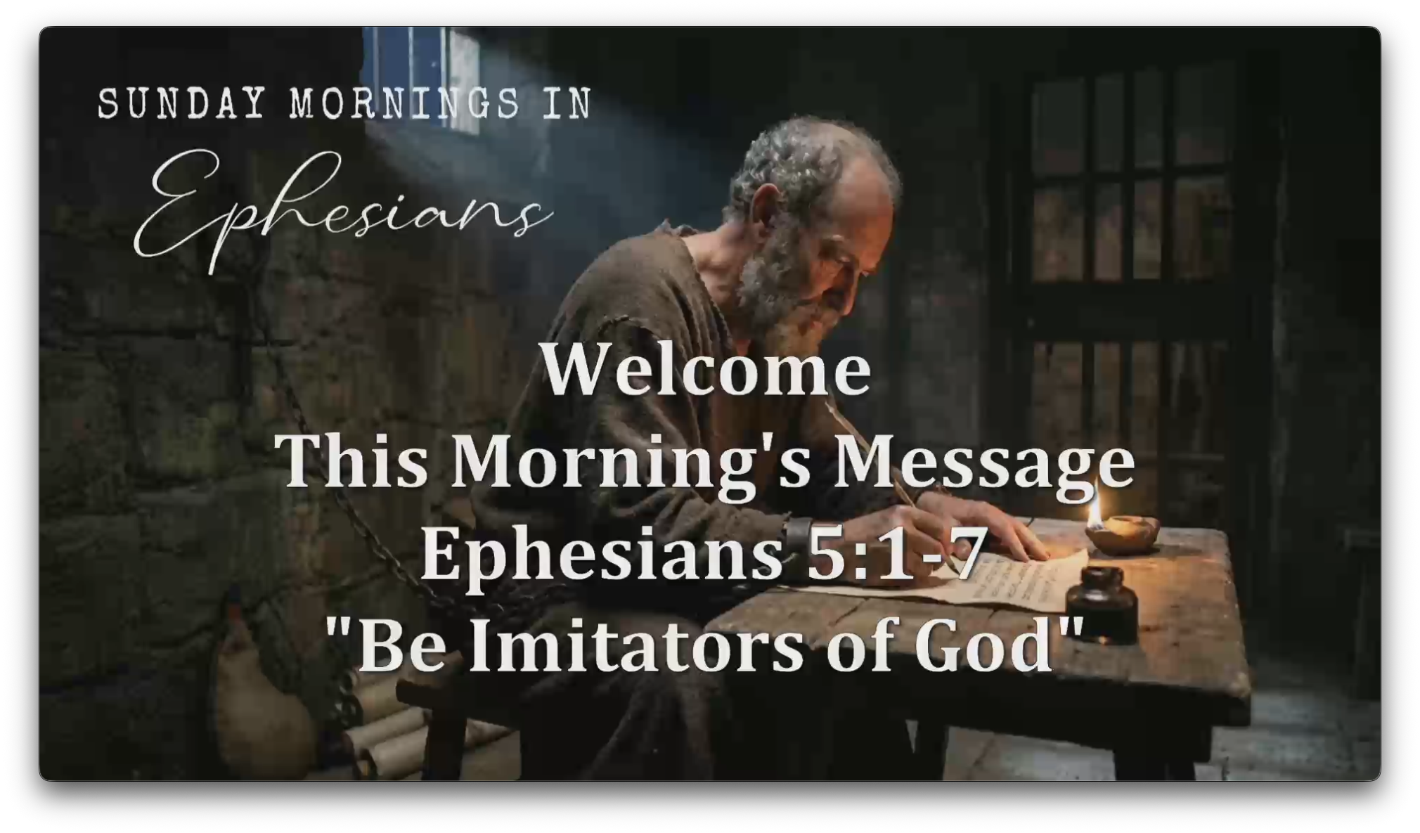 Ephesians 5:1-7 "Be Imitators of God" (Audio) episode artwork