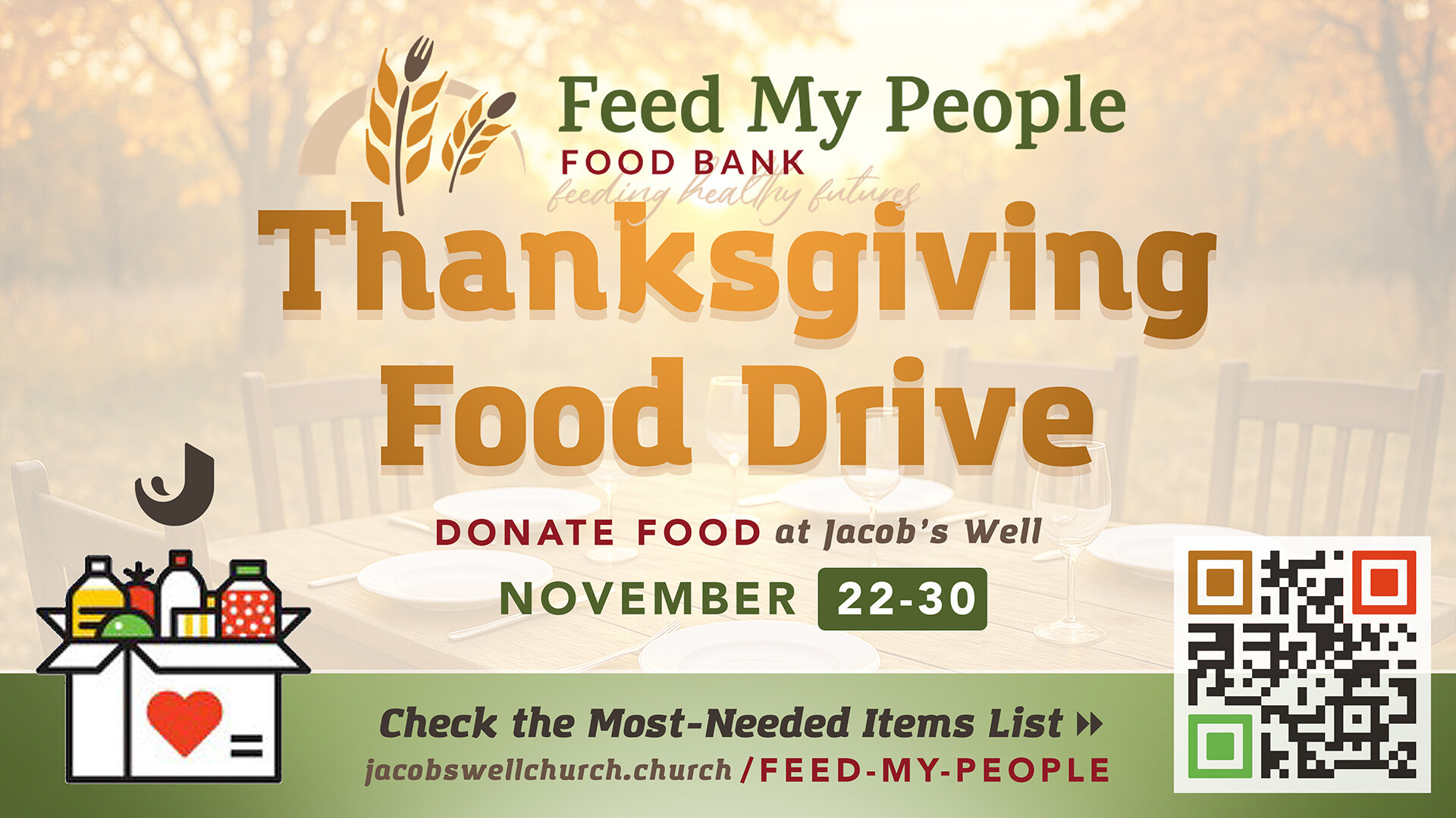Thanksgiving Food Drive