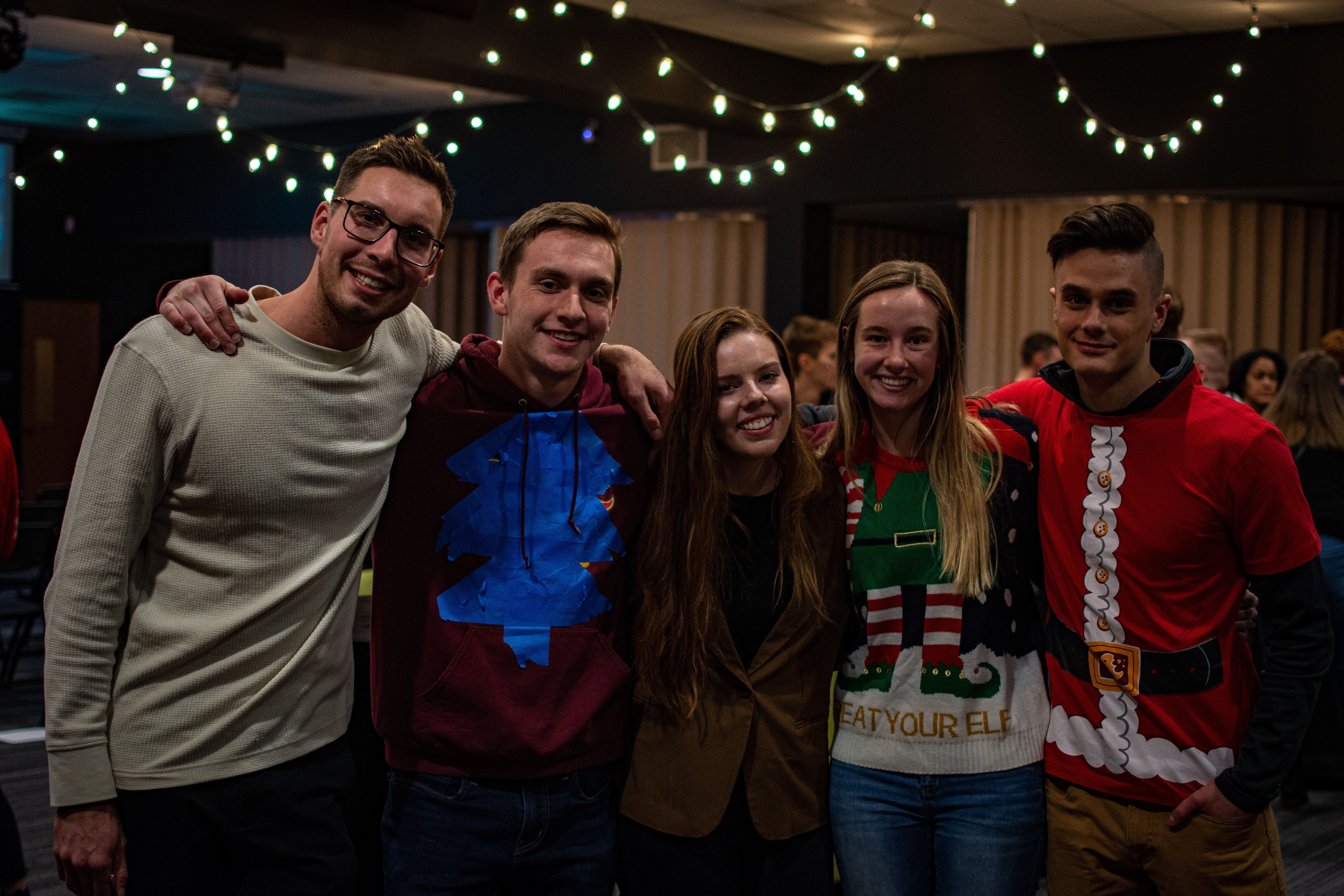 berean-young-adults-at-Christmas-party