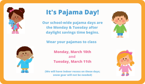 School-Wide Pajama Days