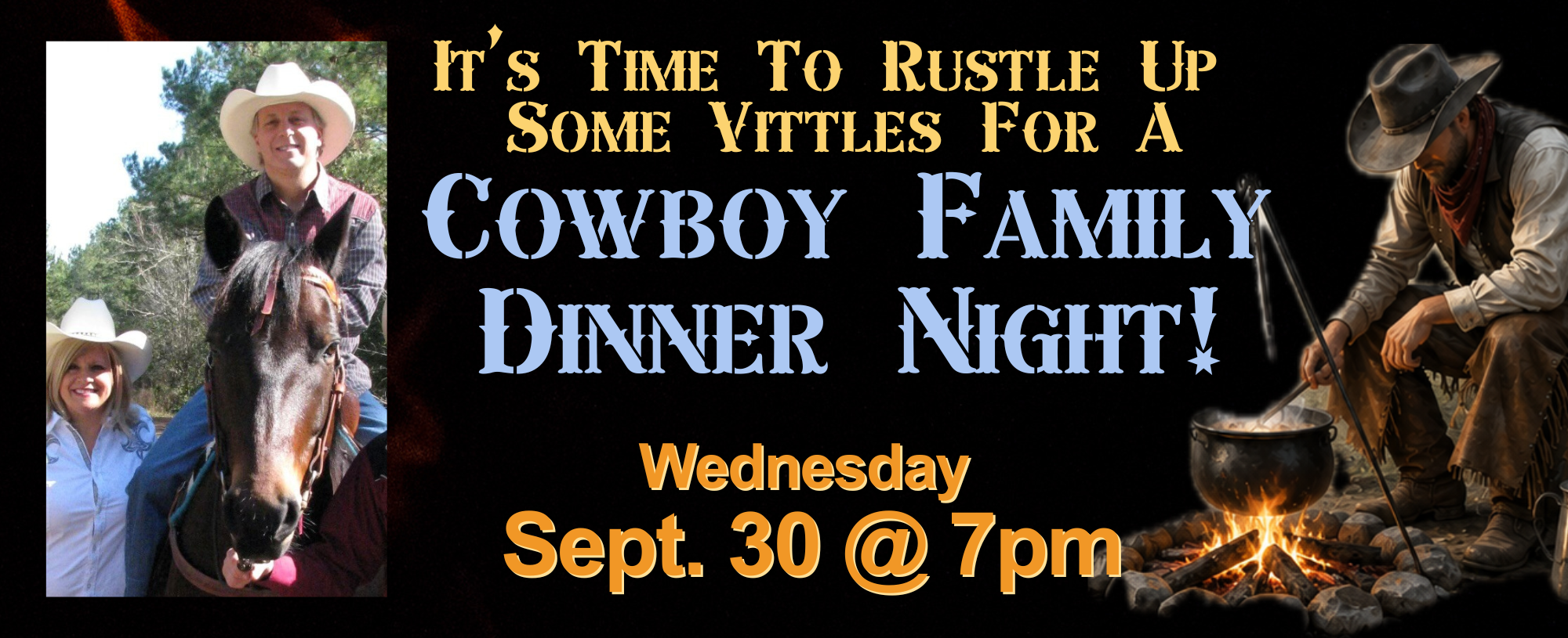 Western Family Dinner 9-30-26 Web Banner
