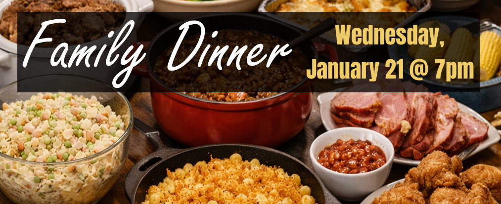 Family Potluck Dinner 1-21-26 Web Banner