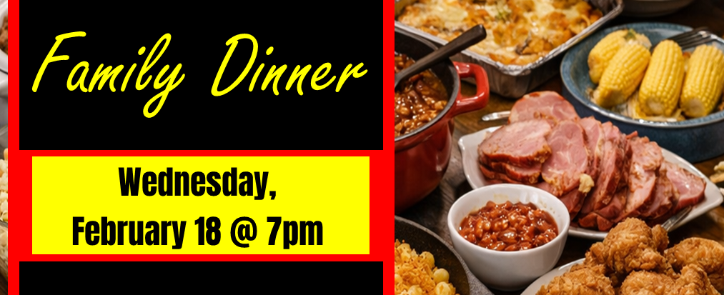 Family Potluck Dinner 2-18-26 Web Banner