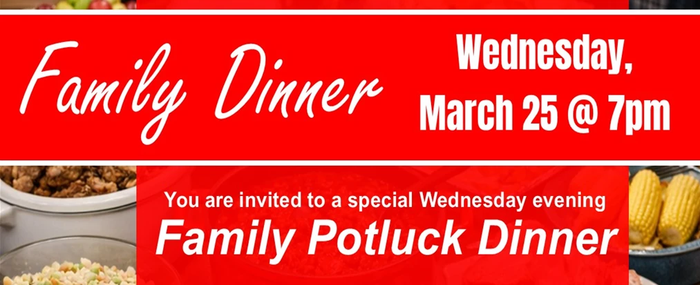 Family Potluck Dinner 3-25-26 Web Banner