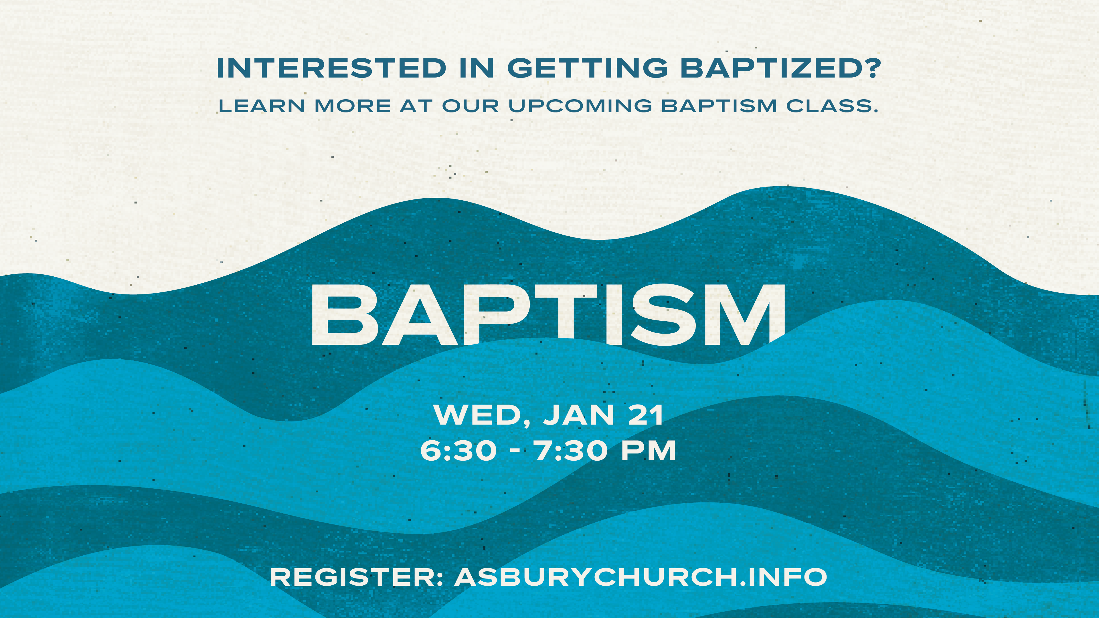 Baptism Class