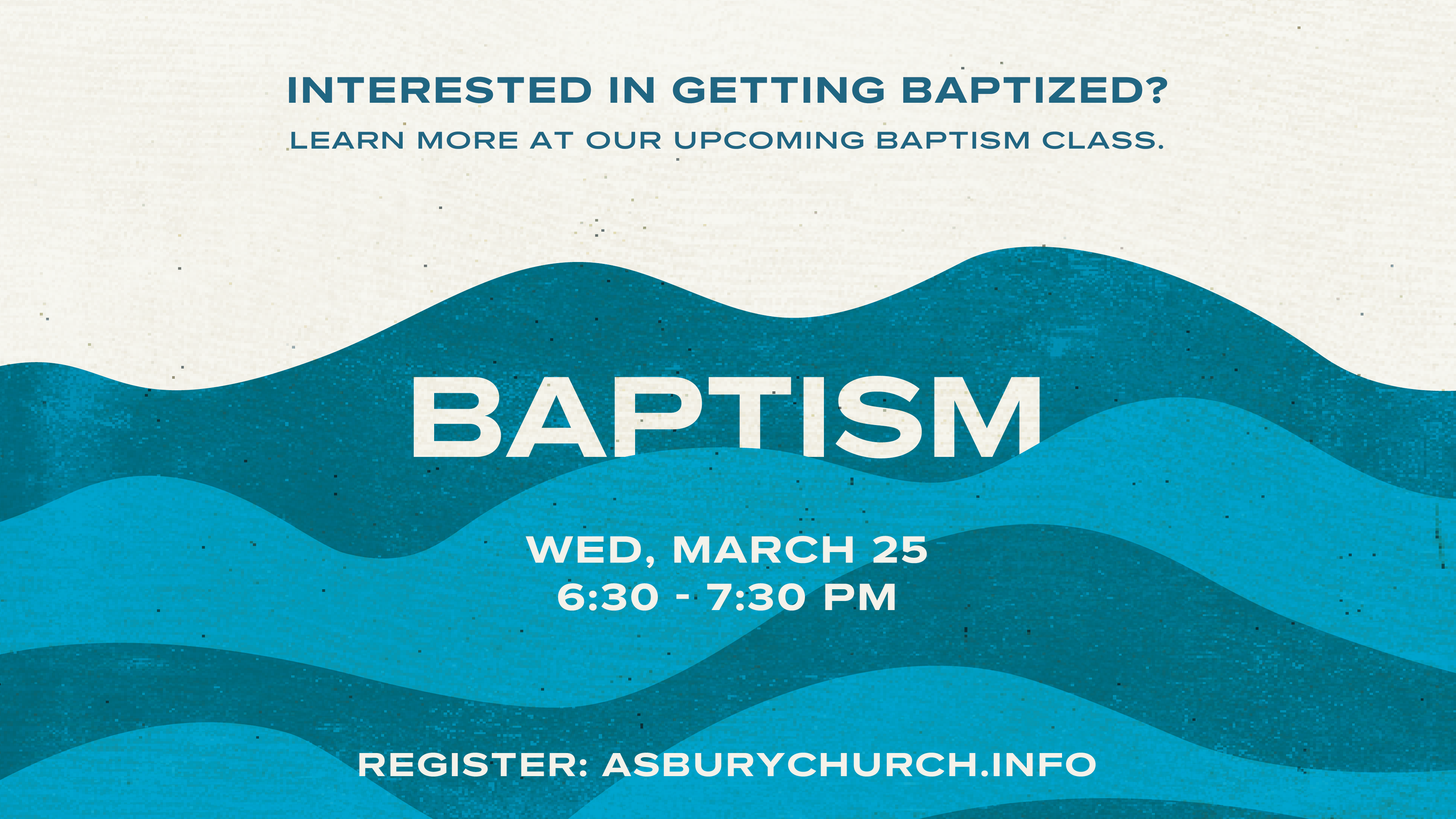 Baptism Class