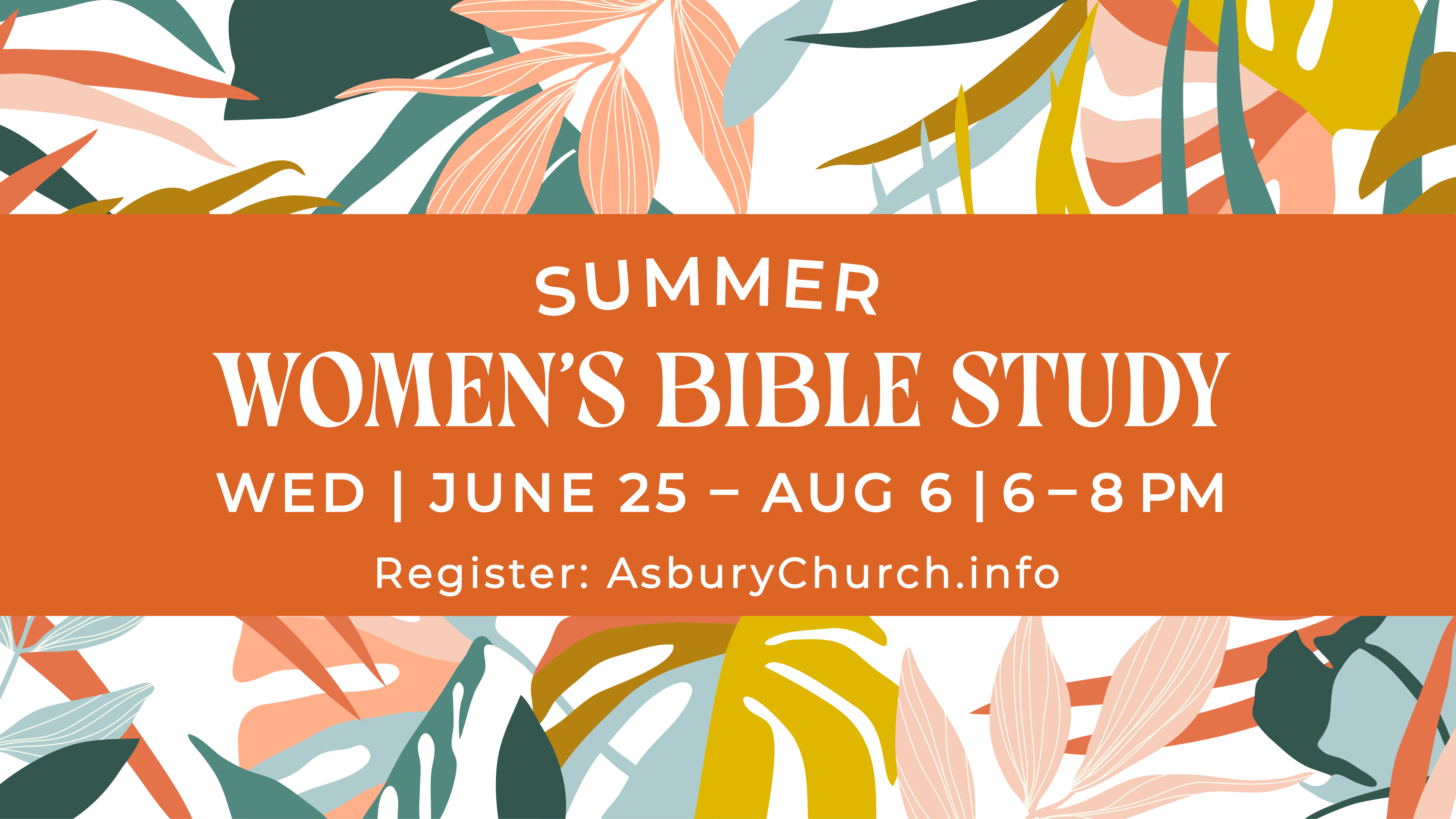 Summer Women's Bible Study