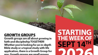 Fall 2026 Growth Groups