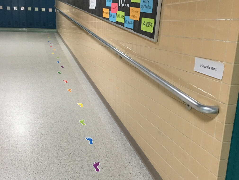 Follow the Colorful Feet