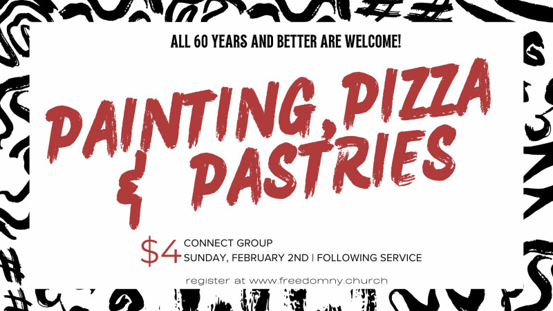 Connect Event Pizza, Pastries & Painting