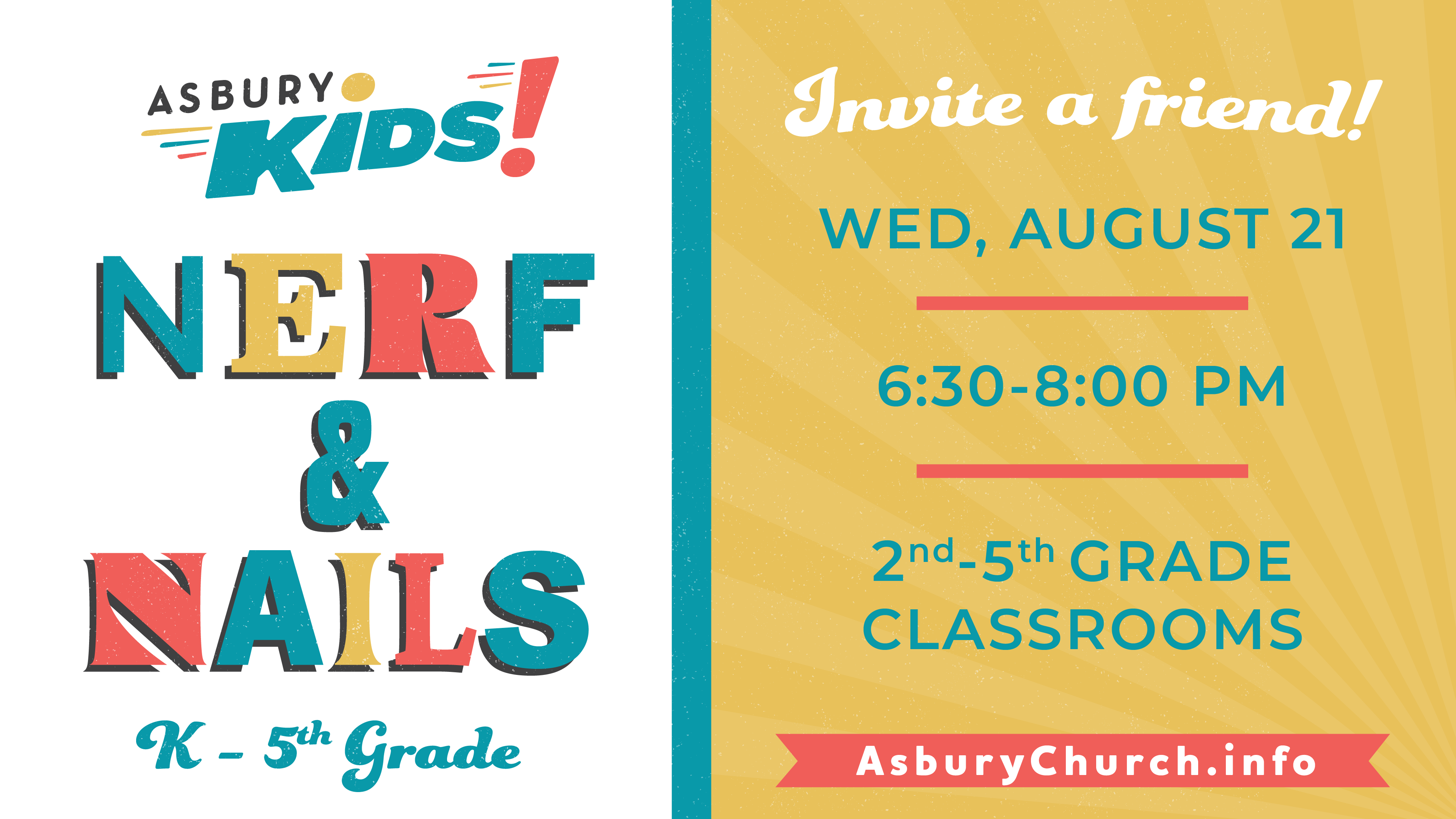 AsburyKids Nerf & Nails