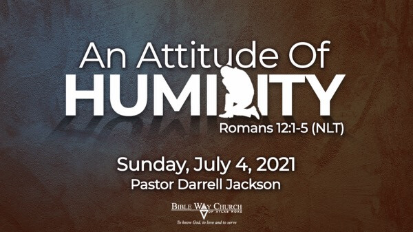 "An Attitude of Humility"