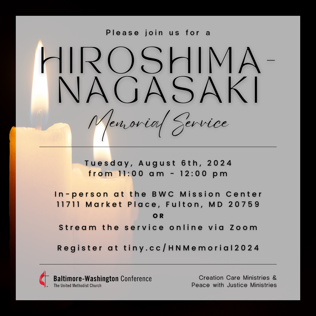 CANCELED: Hiroshima-Nagasaki Memorial Service