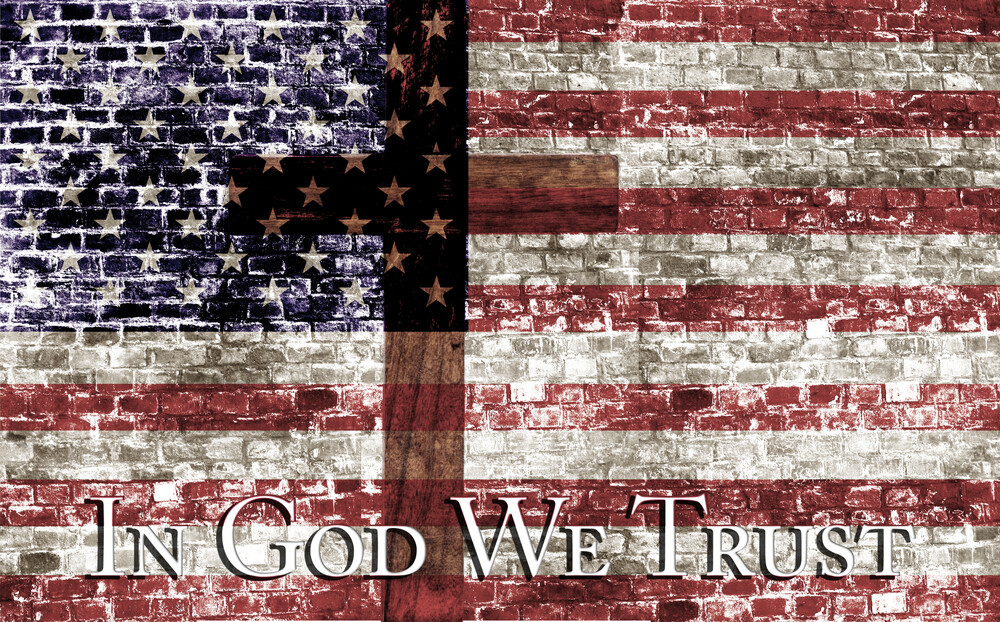 in-God-we-trust-cross-and-flag-background
