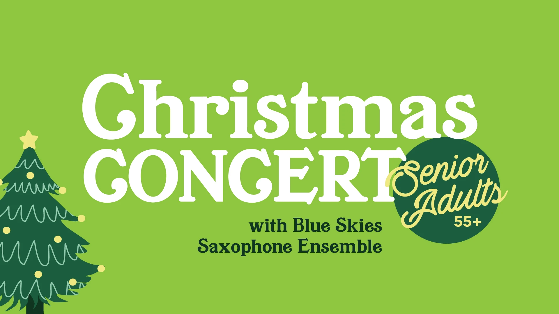 Senior Adults 55+ Christmas Concert