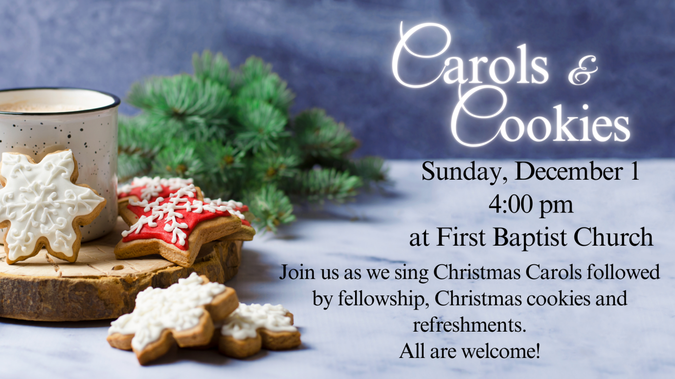 Carols & Cookies 