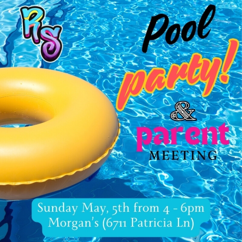 STUDENT POOL PARTY AND PARENT MEETING.