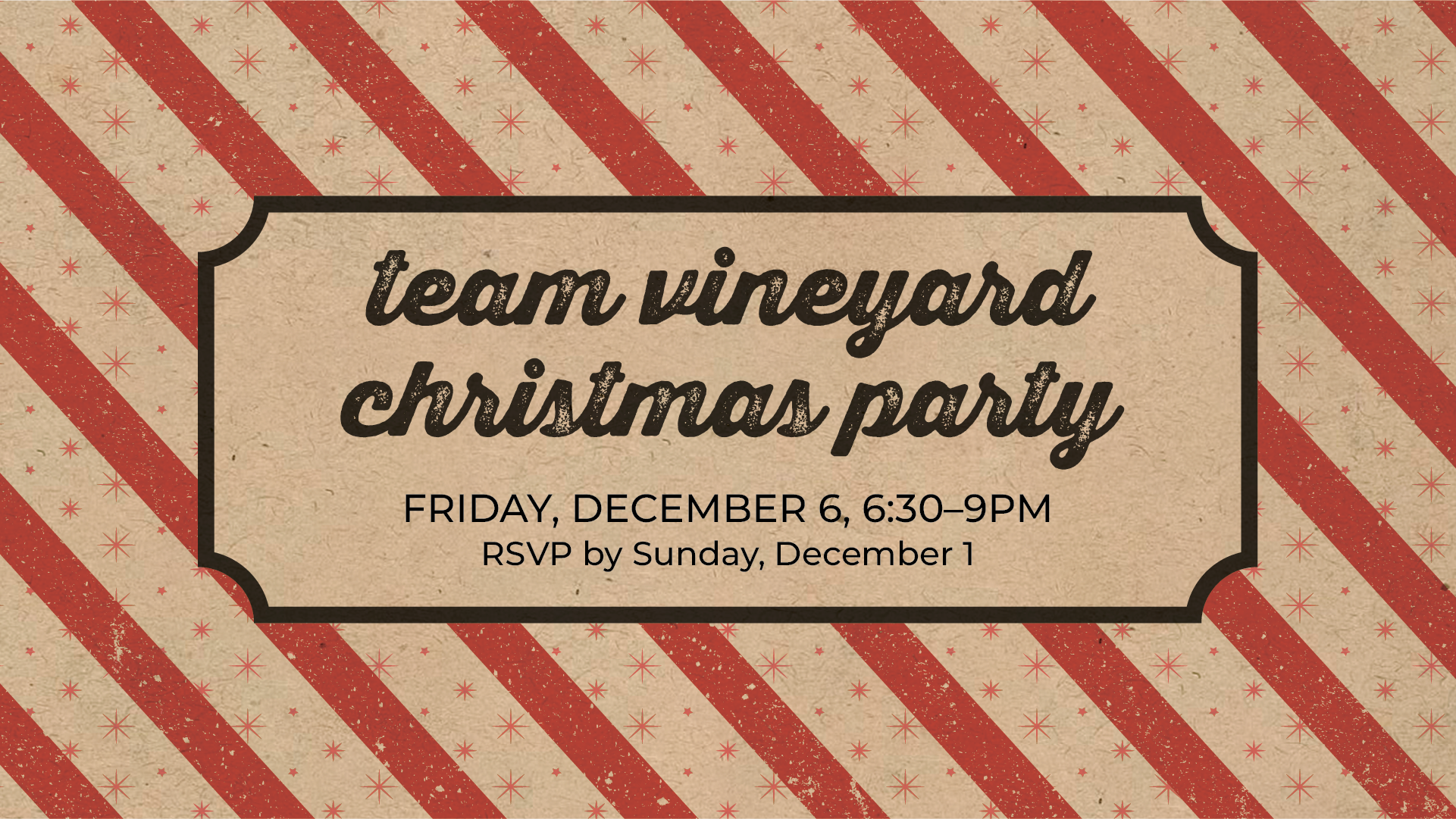 Team Vineyard Christmas Party 